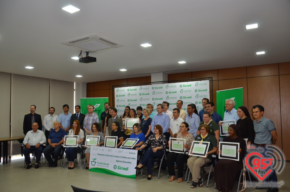 Sicredi Centro-Sul MS realiza entrega dos recursos do Fundo Social em Dourados/MS