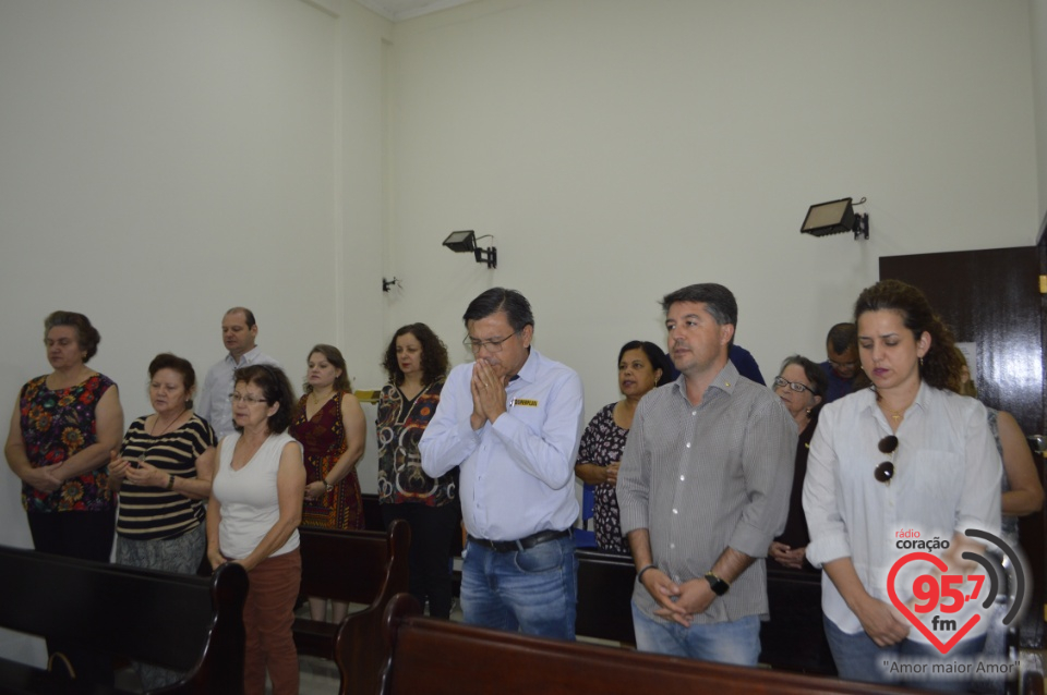 Empresários de Dourados participam da missa do projeto 'Amigo do Coração'