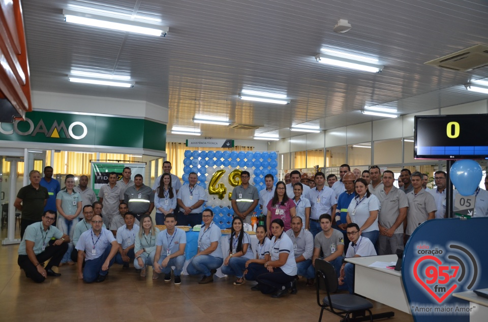 Unidades da COAMO espalhadas pelo Brasil comemoraram os 49 anos da cooperativa