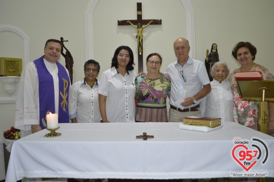 Empresário e diretoras da EIC participam da missa do projeto 'Amigo do Coração'