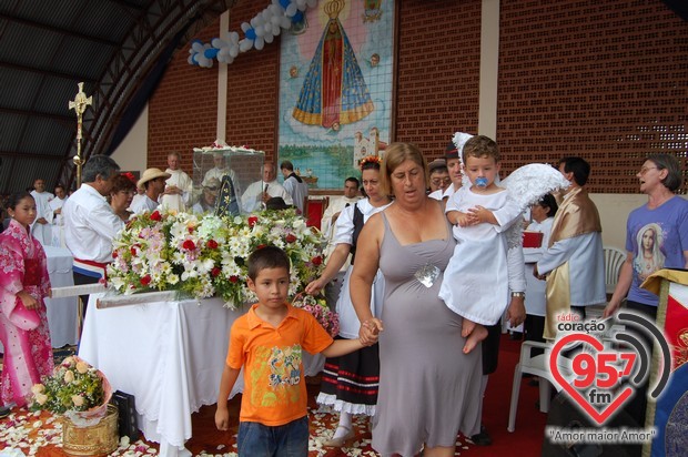Romaria reúne milhares de fiéis no Santuário Diocesano de Aparecida na Vila São Pedro