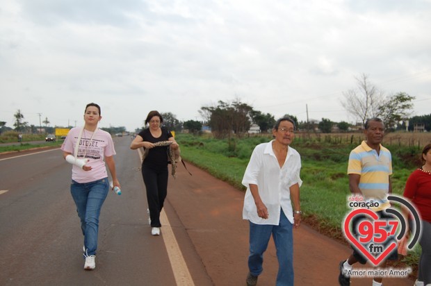 Romaria reúne milhares de fiéis no Santuário Diocesano de Aparecida na Vila São Pedro