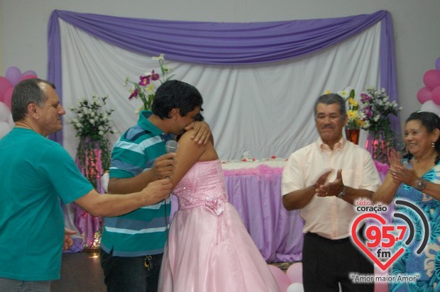 Integrante do Coral Santa Clara completa 15 anos e recebe os cumprimentos da FTM