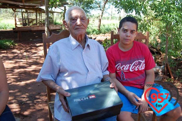 Aniversário de 90 anos de Joaquim; veja fotos