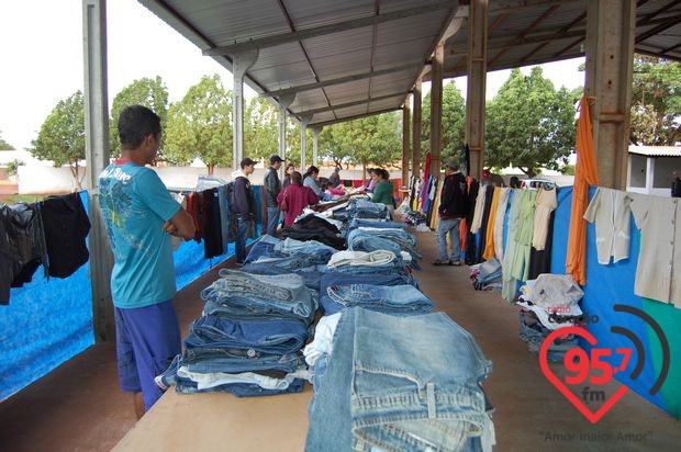 Rádio Coração e Colônia Paraguaia realizam bazar beneficente