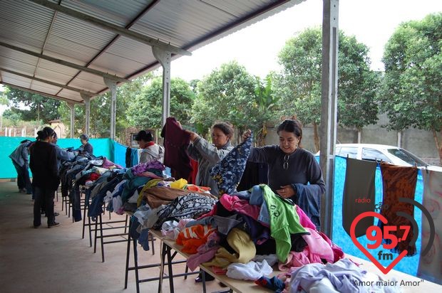 Rádio Coração e Colônia Paraguaia realizam bazar beneficente