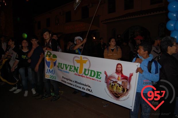 Símbolos da JMJ são acolhidos por 40 mil na Diocese de Dourados