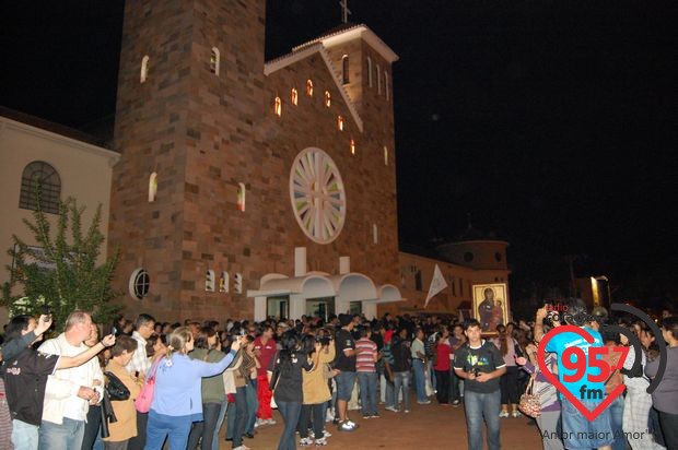 Símbolos da JMJ são acolhidos por 40 mil na Diocese de Dourados