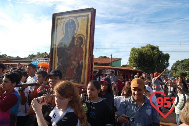 Símbolos da JMJ são acolhidos por 40 mil na Diocese de Dourados