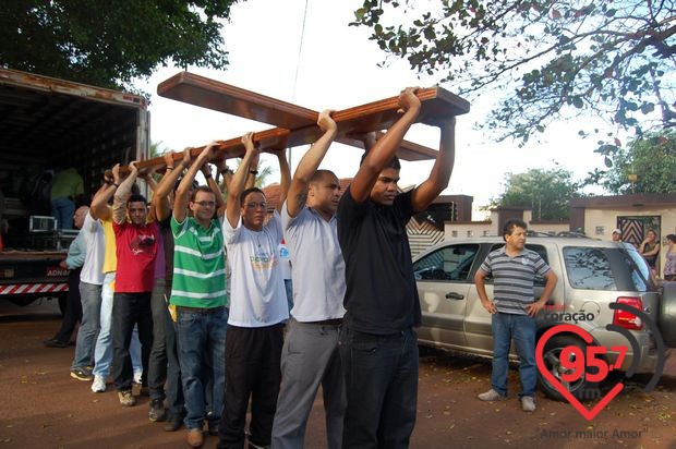 A Cruz Peregrina e o Ícone de Maria em Rio Brilhante