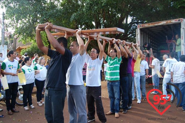A Cruz Peregrina e o Ícone de Maria em Rio Brilhante