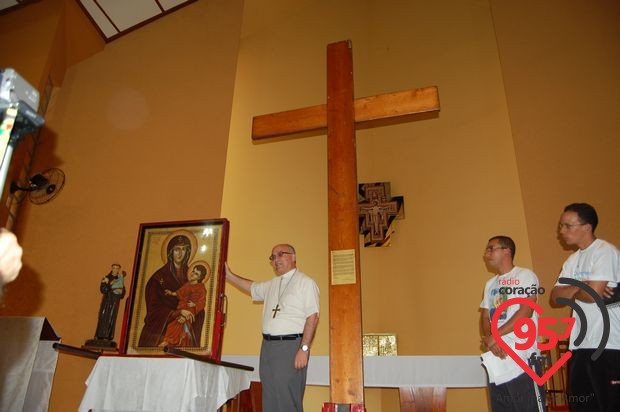 A Cruz Peregrina e o Ícone de Maria em Rio Brilhante