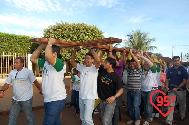 A Cruz Peregrina e o Ícone de Maria em Rio Brilhante