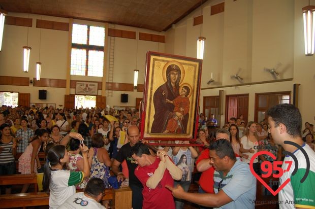A Cruz Peregrina e o Ícone de Maria em Rio Brilhante
