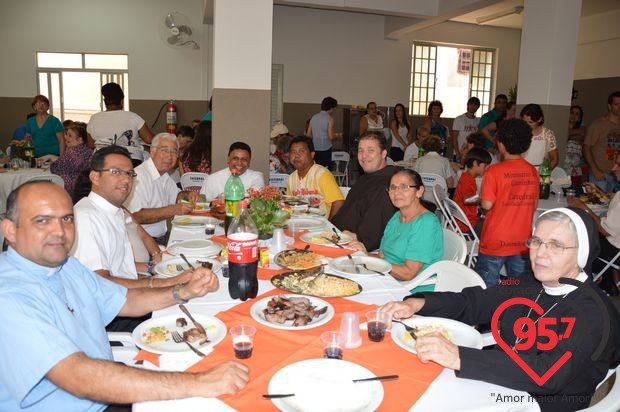 Homenagem de despedida do Padre Rubens