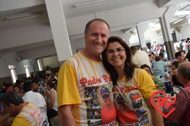Homenagem de despedida do Padre Rubens