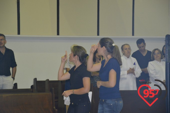 Pe. Crispim e Pe. Leão Comemoram aniversário juntos em missa na catedral