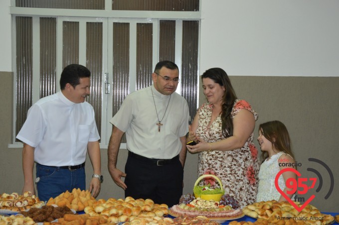Pe. Crispim e Pe. Leão Comemoram aniversário juntos em missa na catedral
