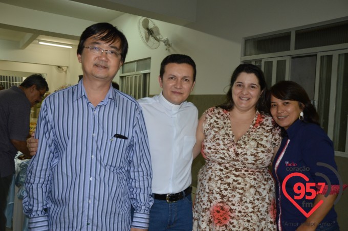 Pe. Crispim e Pe. Leão Comemoram aniversário juntos em missa na catedral