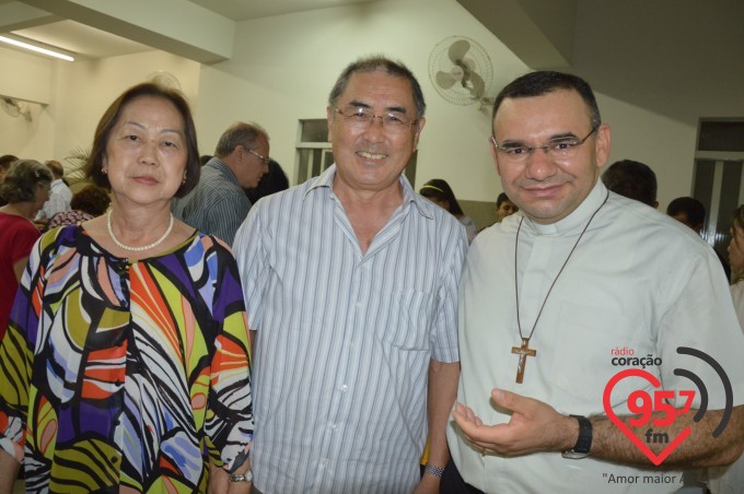 Pe. Crispim e Pe. Leão Comemoram aniversário juntos em missa na catedral
