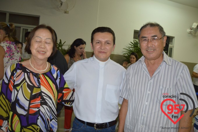 Pe. Crispim e Pe. Leão Comemoram aniversário juntos em missa na catedral