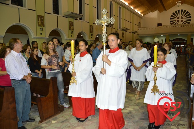 Bispo celebra Missa pelo Papa Francisco