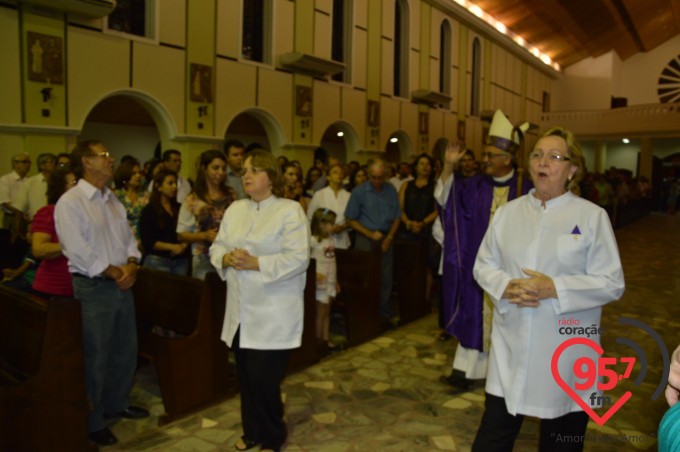 Bispo celebra Missa pelo Papa Francisco