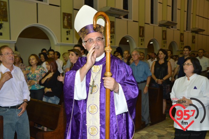 Bispo celebra Missa pelo Papa Francisco