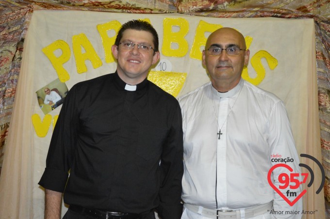 Dom Redovino celebra os 10 anos de sacerdócio dos Padres Junior e Vilmo