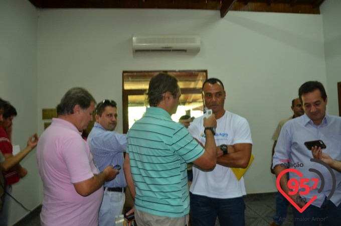 Cafu visita 49a. Expoagro como empreendedor
