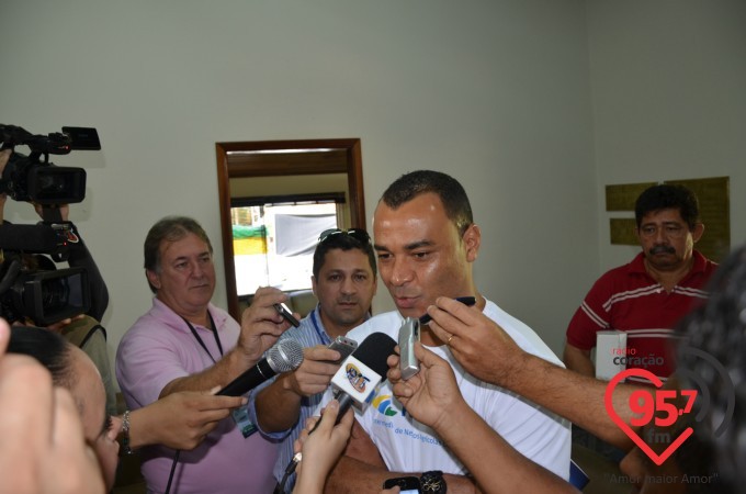 Cafu visita 49a. Expoagro como empreendedor