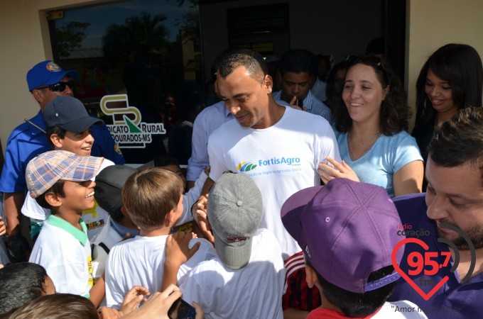 Cafu visita 49a. Expoagro como empreendedor