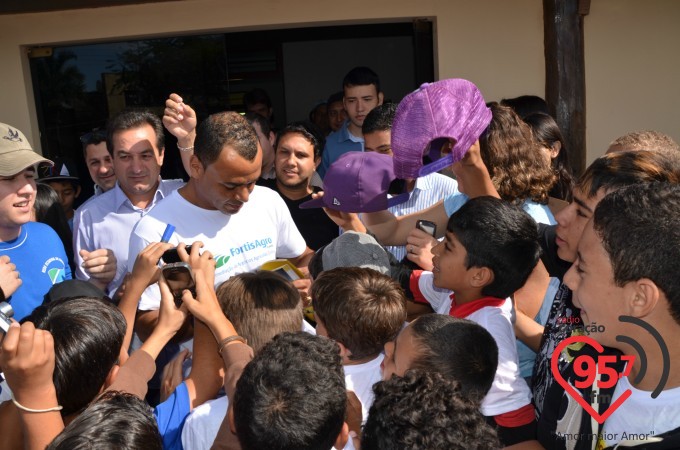 Cafu visita 49a. Expoagro como empreendedor