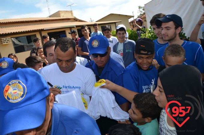 Cafu visita 49a. Expoagro como empreendedor