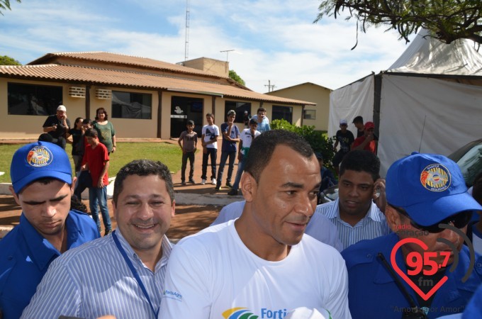 Cafu visita 49a. Expoagro como empreendedor