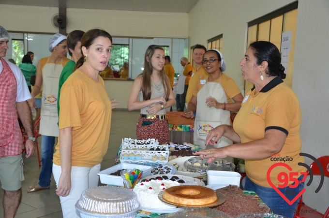 Churrasco dos equipistas na paróquia São Carlos