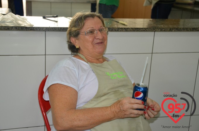 Churrasco dos equipistas na paróquia São Carlos