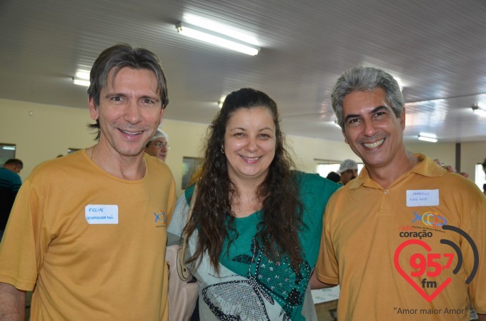 Churrasco dos equipistas na paróquia São Carlos