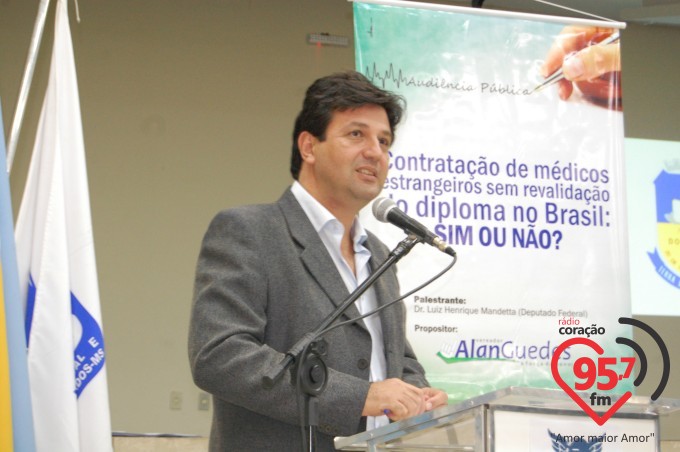 ‘Não falta médico, há má distribuição’ afirma Mandetta.