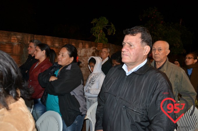 Missa em ação de graças pela entrega da nova casa de Dona Tereza