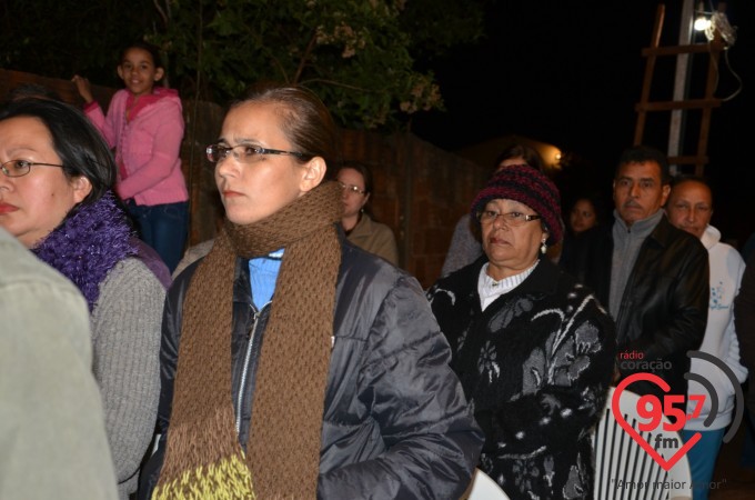 Missa em ação de graças pela entrega da nova casa de Dona Tereza