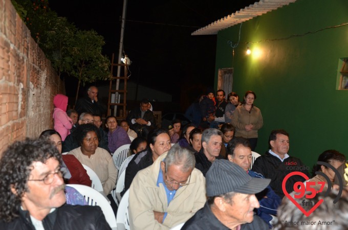 Missa em ação de graças pela entrega da nova casa de Dona Tereza