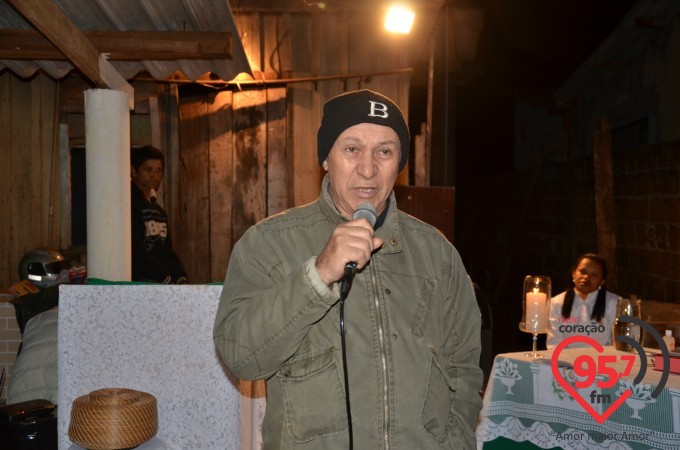 Missa em ação de graças pela entrega da nova casa de Dona Tereza