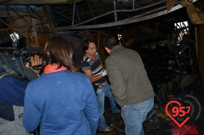 Incêndio em camelôs pode ter sido provocado