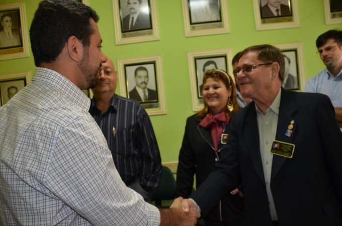 Itaporã recebe visita do Governador do Rotary Club Sr. José Lotfi Corrêa