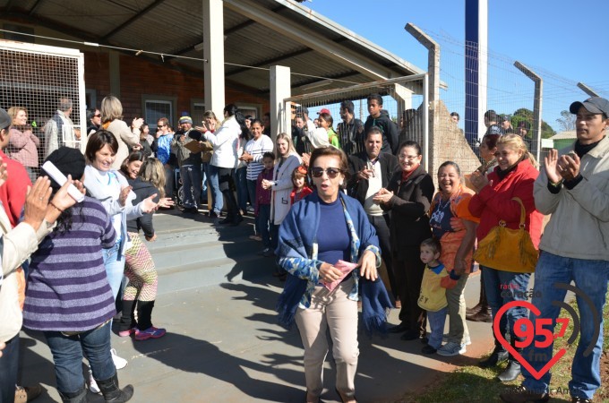 Participantes do acampamento embarcam no Santuário Padre Pio