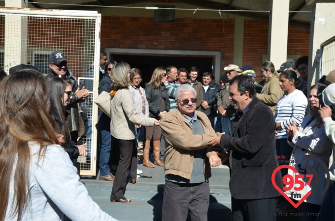 Participantes do acampamento embarcam no Santuário Padre Pio