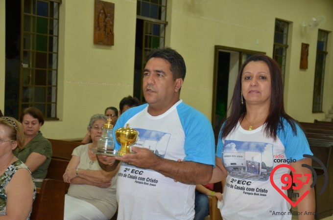 Paróquia Bom Jesus de Dourados celebra missa anual com membros do ECC
