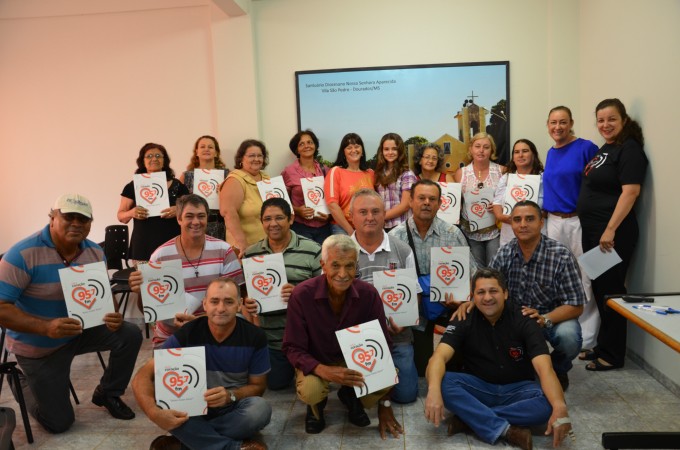 Arrecadadores visitam a Rádio Coração FM