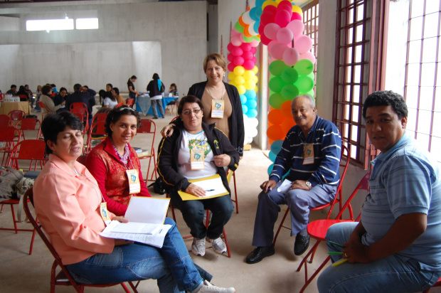 Oficina 9 - Missão e cultura afro-brasileira realizada na paróquia Santa Teresinha